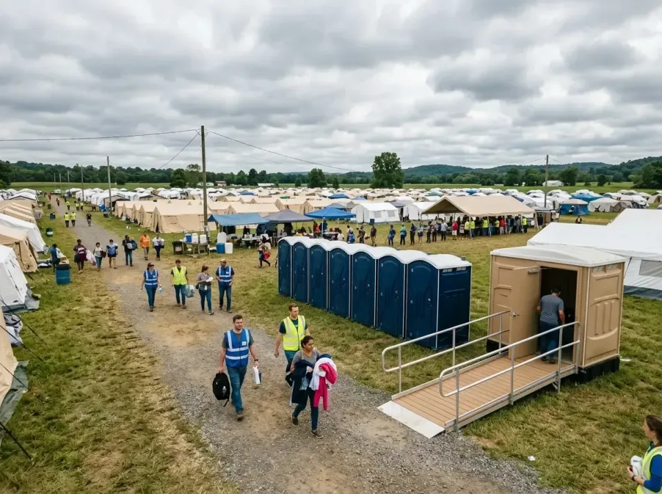 disaster-relief-camp-restrooms-010 — frequently asked questions, Dumpster & Portable Bathrooms Rental in Angola, IN